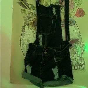 Short Jean overalls